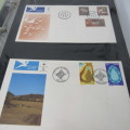 Loose Leaf stamp album with South West Africa first day covers