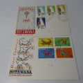 Lot of 10 Botswana First Day Covers dated 1969 to 1973