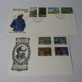 Lot of 10 Botswana First Day Covers dated 1969 to 1973