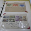 Album with lot of 42 New Zealand and other First Day Covers
