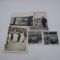 Royalty Lot of 5 photos of King George 6`s visit to Cape Town 1937