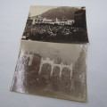 Lot of 9 Boer War original photos - Lord Milner arrives in Cape Town