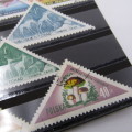 Lot of 12 Triangular stamps