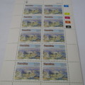 Namibia lot of stamps of 4 full sheets of stamps SACC 4,5,6,7
