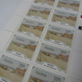 Namibia Development of Windhoek stamps - full sheets of mint stamps SACC 8,9,10,11