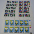 Namibia Independence full sheets of mint stamps SACC 1,2,3