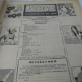 Patrys magazine - Julie 1970 - Hoerskool uitgawe - cover loose - articles removed  - punch holes