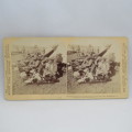 Boer War stereoscope card #96 - Kit Inspection of the R.P.R`s of the morning of their gallant