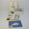 Lot of 12 postal items with fish