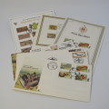 Lot of 9 Postal items with insects, snakes and small animals