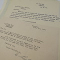 1931 Original paperwork to CA Logie - for building of house on ERF 20 Windhoek