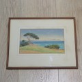 Watercolor landscape painting by Harold Boyes - Sizes in description