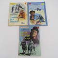 Lot of 3 vintage Western books by Cole Shelton