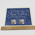 British Post Office Royal wedding 1981 stamps and booklet - Lady Di
