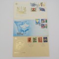 Lot of 3 Independence First day covers - Namibia, Transkei, Bophuthatswana