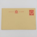 Great Britain George V prepaid postcard - Unused