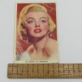 Vintage Marilyn Monroe card - No 67 well used and scratched