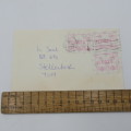 1993 Letter sent inside Stellenbosch with 3 x 20 cent postage labels