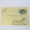 Austrian post card 5 Heller with 5 Heller added to Lady Grey UP rated card
