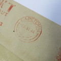 South Africa WW2 cover with dont talk about ships or shipping cancellation stamp