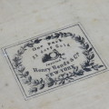 Late 1800`s advert for Henry Benda and Co one pack - XX deep gold - Laminated