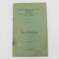 Vintage document Brakpan Municipal Employees Association Constitution document