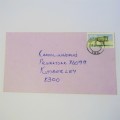 Postal cover from Ariamsvlei SWA to Kimberley South Africa 14 June 1988 with SACC 489 stamp