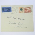 SA 6d + 4d on Air mail cover Pretoria to Devonshire 1933