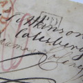 French postal piece addressed to Rev Daumas French Missionary in Basutoland 1842 - RARE