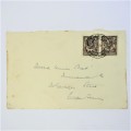 Postal cover from Fort Jameson Northern Rhodesia to Cape Town South Africa