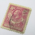 Northern Rhodesia 1925 Definitive issue SACC 8 used 8 penny stamp