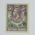 Northern Rhodesia 1925 Definitive issue SACC 13 used 3 Shilling stamp