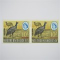 Southern Rhodesia 1964 Definitive issue. SACC 106 two mint stamps hinged