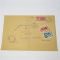 Airmail Niger 1955 to London Registered
