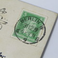 Berlin, Germany internal postcard with a German stamp and a Berlin 31 Dec 1927 cancellation