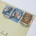Munchen, Germany to Port Elizabeth by airmail with three German stamps