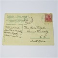 Deutsche Sea post to Kimberly, South Africa with a Deutsche stamp - 28 Oct 1908