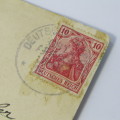 Deutsche Sea post to Kimberly, South Africa with a Deutsche stamp - 28 Oct 1908