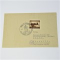Postal cover from Halle Germany to Chemnitz Germany 1 July 1944