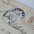 Paris censor cover to Port Elizabeth ( South Africa ) with a French stamp