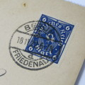 Berlin Inflation issue card with a German stamp and a Berlin 18 Nov 1922 cancellation