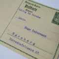 German postcard to Nurnberg, no cancellations