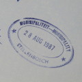 Letter from Venda to Stellenbosch with Venda 4 cent and 12 cent stamps