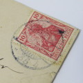 Berlin internal post with a German stamp and an unclear Berlin cancellation