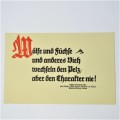 German Saying number F125, Postcard