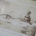 Picture Of modern Navy and the H.M.S Breadnoughts Submarine Post card