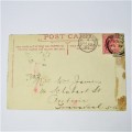 Postcard from Bristol England to Pretoria South Africa via Winterbourne England 19 January 1905