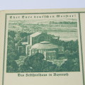 German Das Steffelhaus in Bayreuth postcard - unused