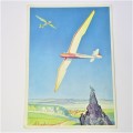 Nazi period Glider club postcard