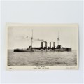 H.M.S Aboukir Rotary photo Attractive postcard from England to Somerset West South Africa